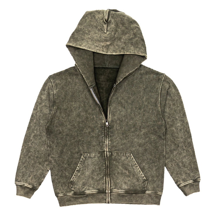 Zipper Oversized Dark-Olive