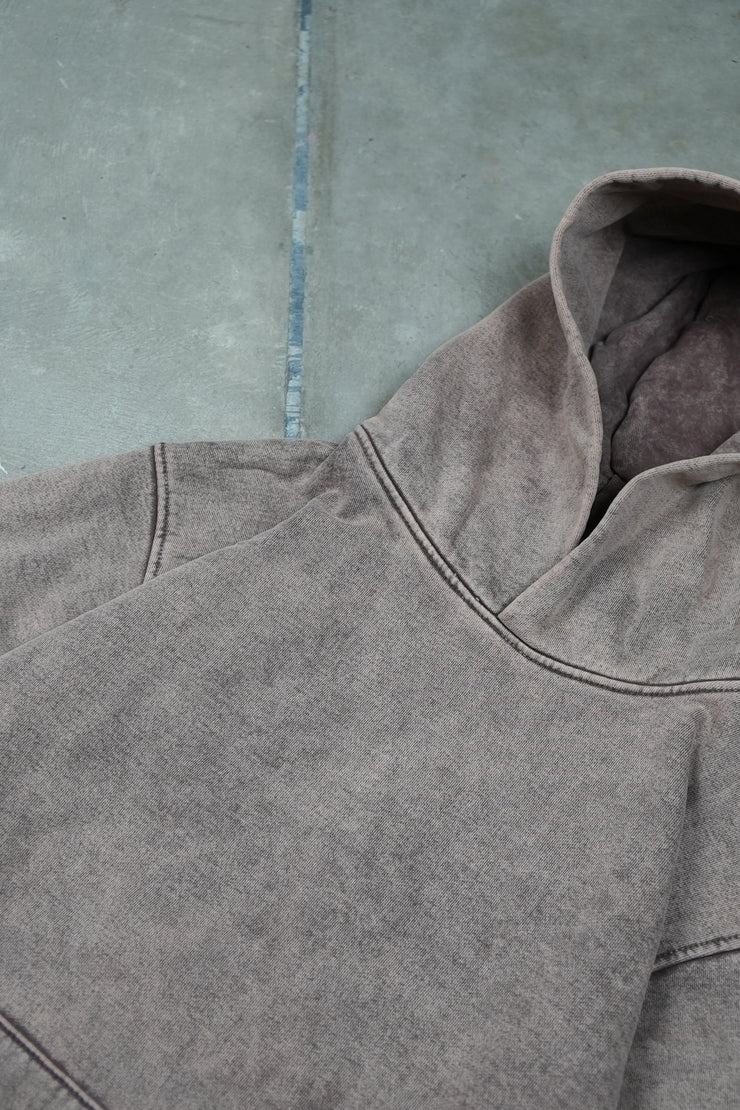 Hoodie Oversized Brown