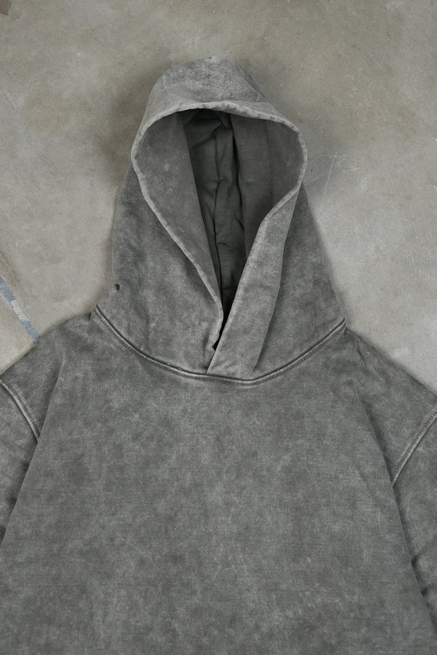 Hoodie Oversized Dark-Olive