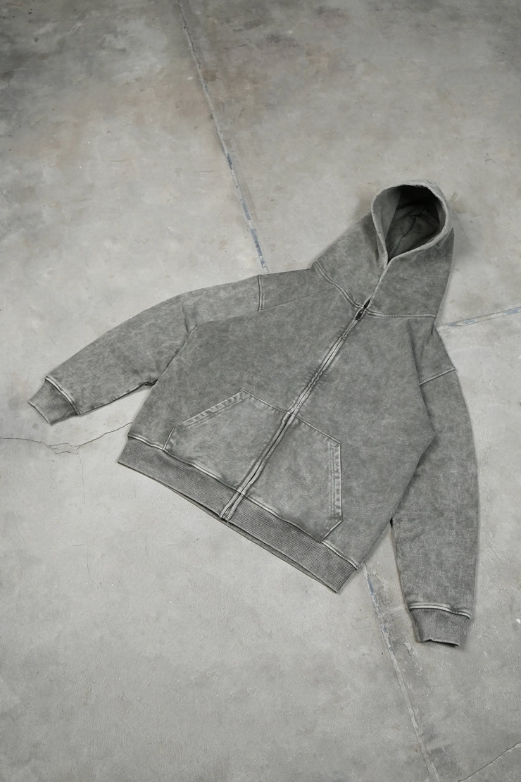 Zipper Oversized Dark-Olive