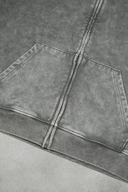 Zipper Oversized Dark-Olive