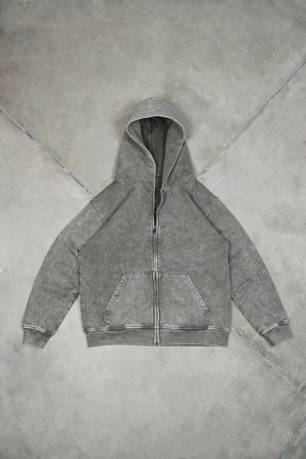 Zipper Oversized Dark-Olive