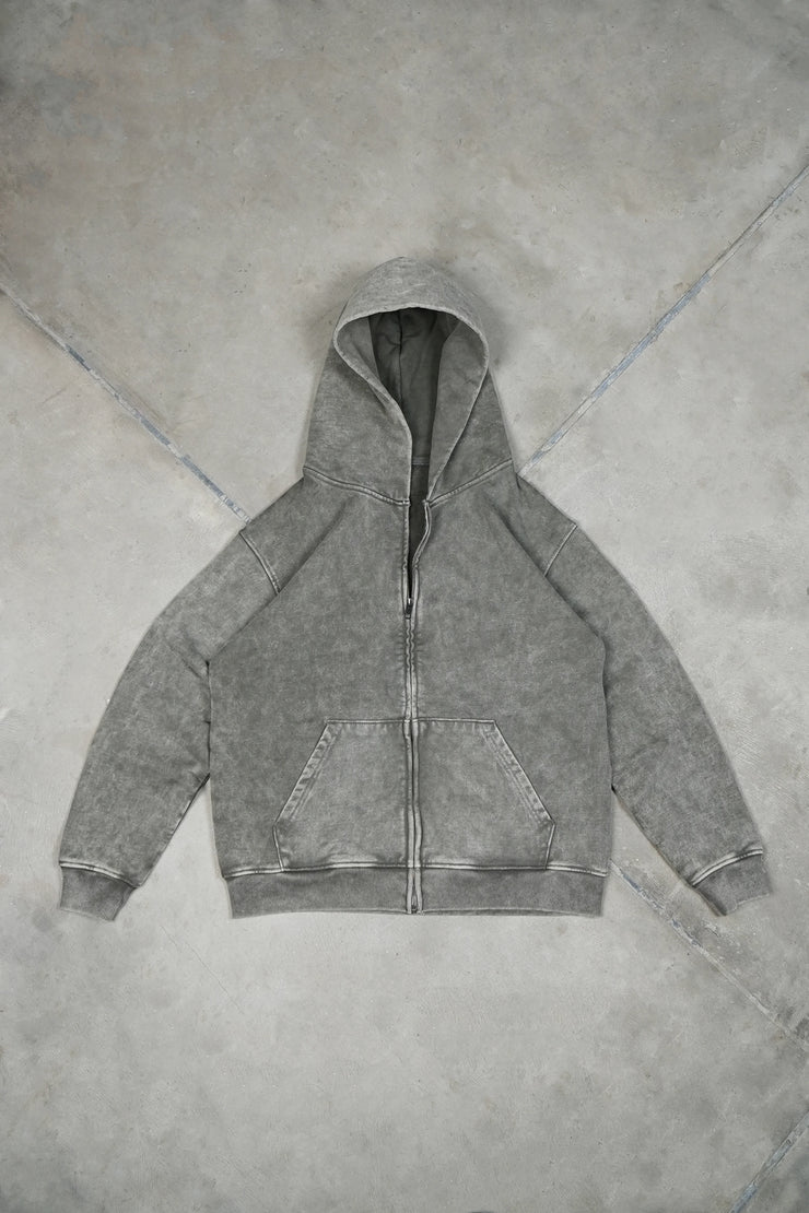 Zipper Oversized Dark-Olive