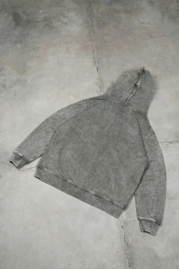 Hoodie Oversized Dark-Olive