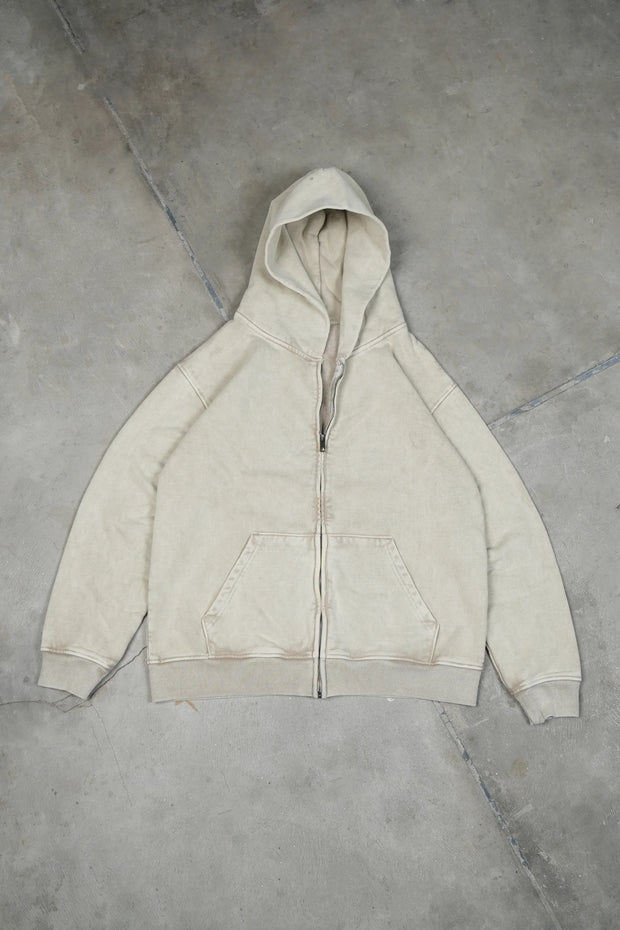 Zipper Oversized Beige