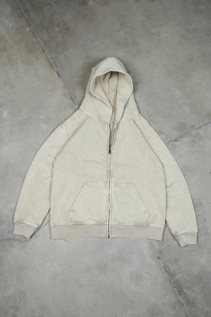 Zipper Oversized Beige