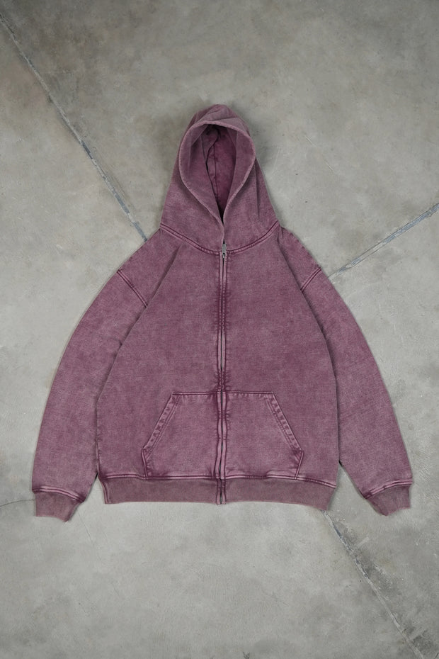 Zipper Oversized Plum