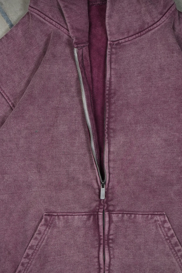 Zipper Oversized Plum