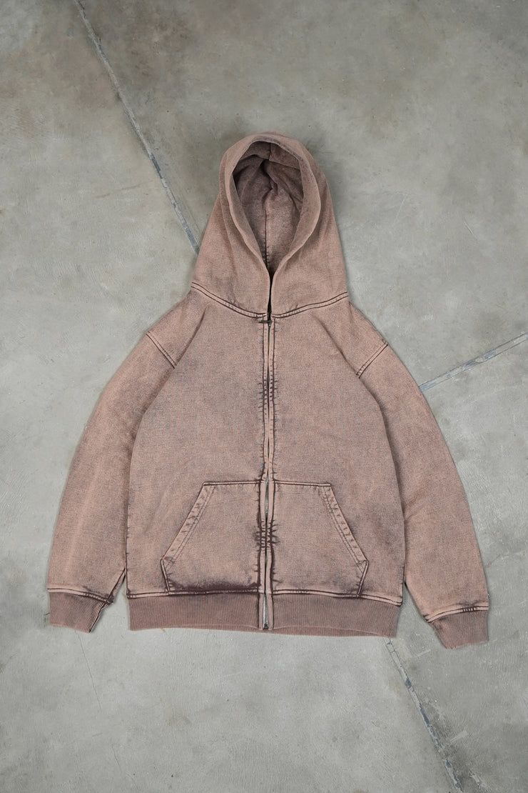 Zipper Oversized Brown