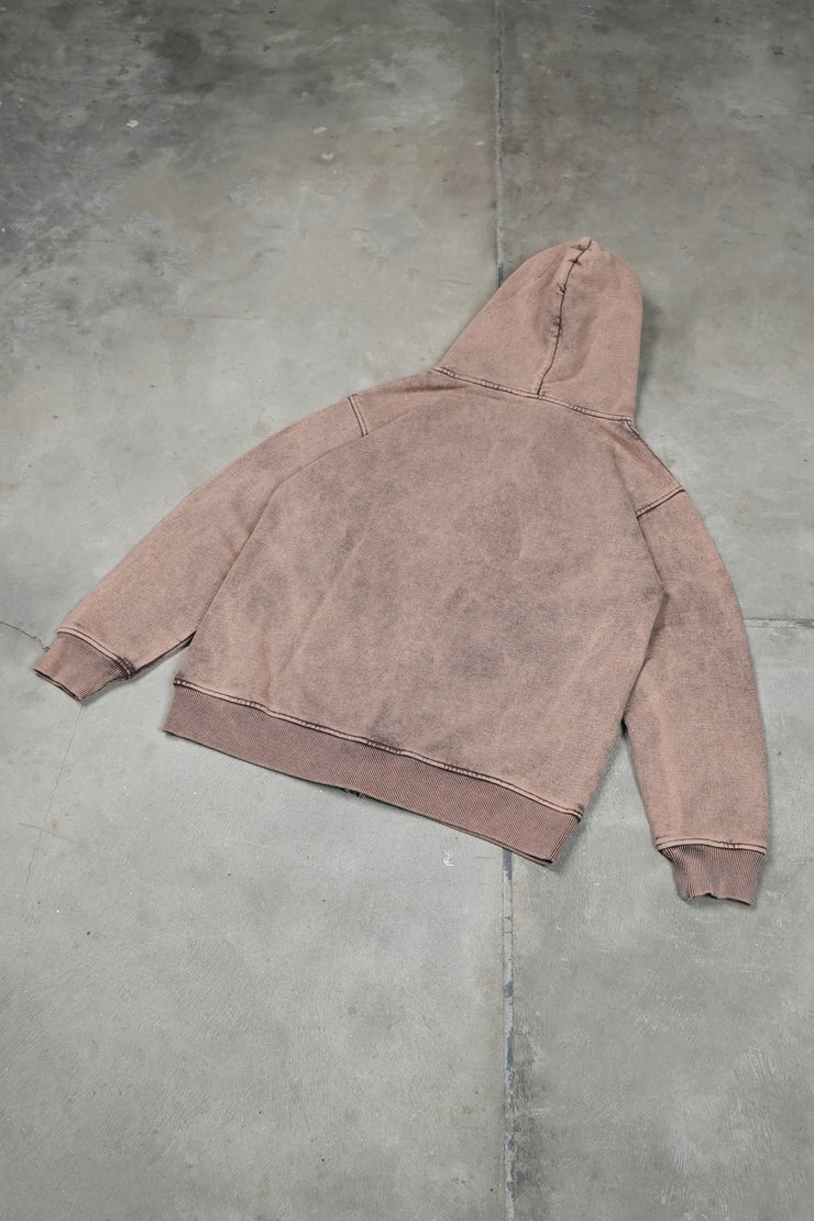Zipper Oversized Brown